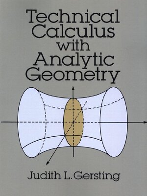 cover image of Technical Calculus with Analytic Geometry